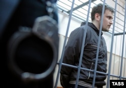 Алексей Гаскаров в Басманном суде. 29 апреля 2013 года.
