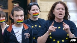 EU-backed legislation to prevent discrimination against Moldova's gay community and other minorities is meeting with fierce opposition in some parts of the country. (file photo)