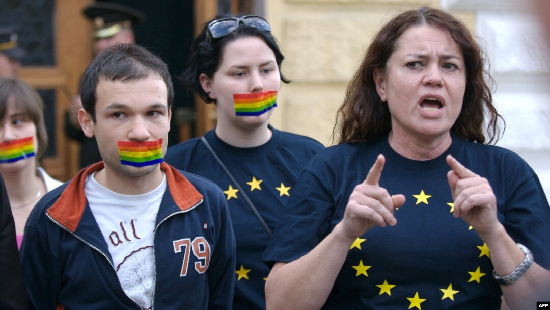 EU-backed legislation to prevent discrimination against Moldova's gay community and other minorities is meeting with fierce opposition in some parts of the country. (file photo)
