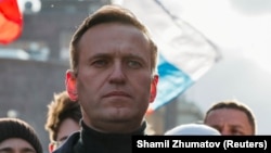 Russian opposition leader Aleksei Navalny (file photo)