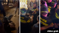 რუსთაველის გამზირის მიმდებარე ტერიტორია, სადაც კონფლიქტი მოხდა.