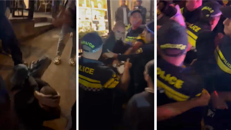 დემონსტრანტებისთვის იარაღით "დამუქრებისთვის" დაკავებული ბიჭი გაათავისუფლეს - სხვა გამოძიება დაიწყო ძალადობის მუხლით