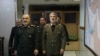 Top IRGC commander, Hossein Salami (L) and Minister of Defense Amir Hatami. July 24, 2019