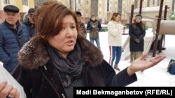 Куралай Алимова, родственница инспектора государственного предприятия «Охотзоопром» Ерлана Нургалиева, погибшего от рук предполагаемых браконьеров. Астана, 21 января 2019 года.