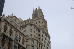 Здание компании "Телефоника" в Мадриде, откуда Хемингуэй отправлял во время войны репортажи