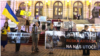 Акція проти концерту піаністки Валентини Лисиці у Празі. 19 вересня 2018 року