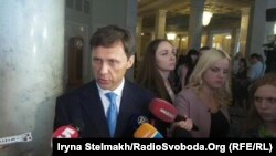 Міністр екології Ігор Шевченко у Верховній Раді. Київ, 30 червня 2015 року