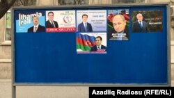 Prezidentliyə namizədlərin posterləri
