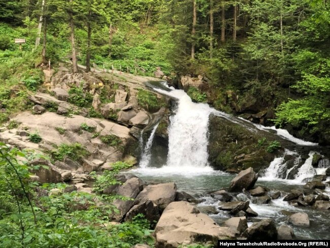 Водоспад Кам'янка на Сколівщині