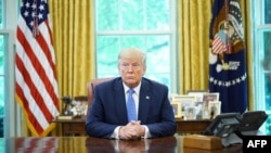 Donald Trump odluku je obznanio u Ovalnom uredu Bijele kuće, Washington, fotoarhiv