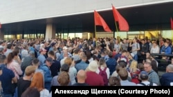 Сайлау нәтижесін бұрмалауға қарсы митинг. Владивосток, 17 қыркүйек 2018 жыл.