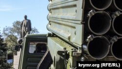 Выставка российской военной техники в Керчи, иллюстрационное фото