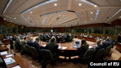 На засіданні міністрів закордонних справ країн ЄС у Брюсселі, 19 листопада 2012 року