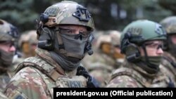 Спецпризначенці у Центрі спеціальних операцій «Альфа». Київ, 24 березня 2017 року