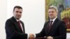 Zoran Zaev i Đorđe Ivanov tokom prvih konsultacija koje su se završile neuspehom