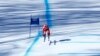 Switzerland&#39;s Dominique Gisin competes during the women&#39;s alpine-skiing downhill event at the Rosa Khutor Alpine Center. Gisin won the gold along with Tina Maze of Slovenia.