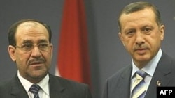 Turkish Prime Minister Recep Tayyip Erdogan (right) has traded barbs with his Iraqi counterpart Nuri al-Maliki in recent weeks.