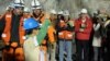 Спасенные чилийские шахтеры празднуют освобождение