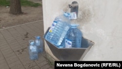 Javna česma u Zrenjaninu, foto-arhiva: maj 2020. godine