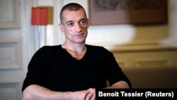 Russian dissident artist Pyotr Pavlensky
