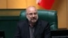 Mohammad-Baqer Qalibaf delivering his first major speech in parliament. May 31, 2020