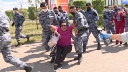 More Than 100 Detained As Kazakh Police Disperse, Block Opposition Protests