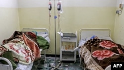 شرنه کې د هغو ټپيانو انځور چې د پاکستان په بریدونو کې ژوبل شوي 