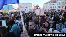 Protest prosvetnih radnika u Čačku, 6. mart 2025.