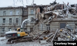 Снос здания ВНИИБа