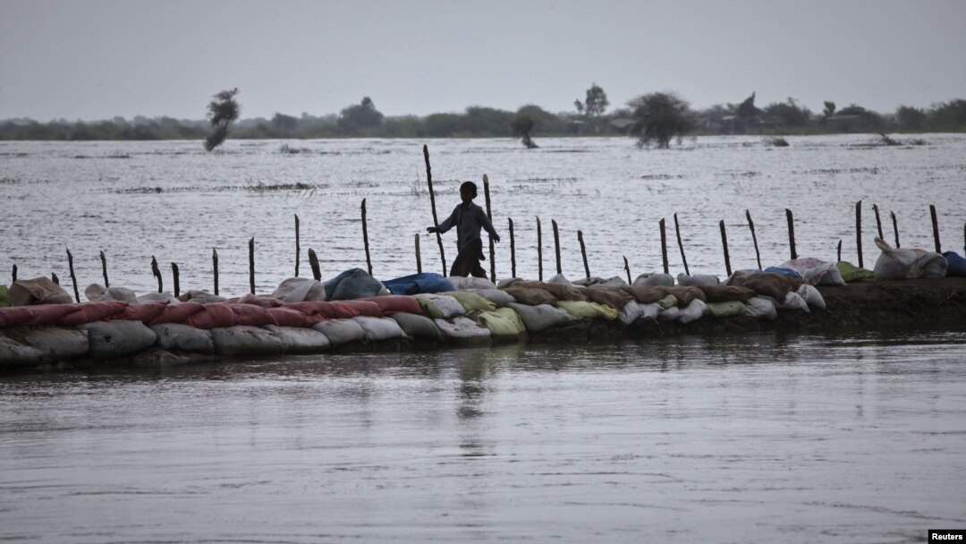 Pakistan's Sindh province has been badly affected by flooding in recent years. (file photo)