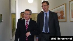 Guido Westerwelle i Aleksandar Vučić, foto: novosti.rs