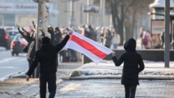 Акцыя пратэсту. Менск, 23 студзеня.