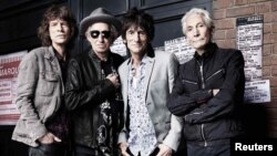 Rolling Stones біля лондонського клубу Marquee у Лондоні, 11 липня 2012 року