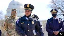  Șefa interimară a poliției de la Capitoliu, Yogananda Pittman. Washington, 2 aprilie 2021.