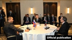 Встреча генпрокуроров Армении, России и Азербайджана в Нур-Султане, 23 сентября 2021 г