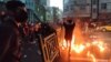 FILE PHOTO: Protest over the death of Mahsa Amini, a woman who died after being arrested by the Islamic republic's "morality police", in Tehran