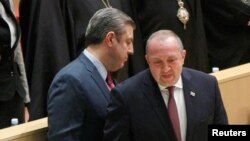 Георгий Квирикашвили и Георгий Квирикашвили (архивное фото)