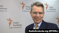 Джеффрі Пайєтт у студії Радіо Свобода у Києві. У якості Надзвичайного і повноважного посла США в Україні. 7 серпня 2016 року