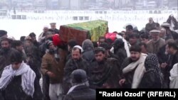 مراسم به خاک‌سپاری آصف جلالی کمیدین و هنرپیشه معروف افغانستان