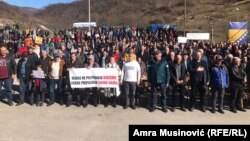 Protest u Parsovićima u zaštitu rijeke Neretvice