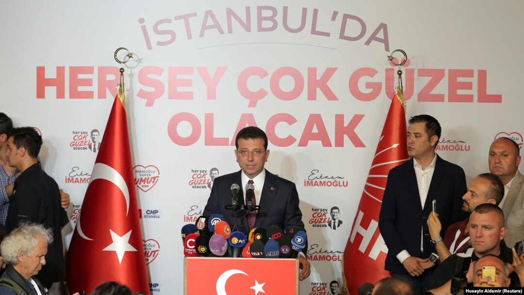 Ekrem Imamoglu, candidatul opoziției, este noul primar al orașului Istanbul
