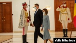 Maia Sandu și Klaus Iohannis