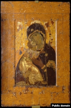 Вкрадена Вишгородська ікона Божої Матері, яка нині перебуває на території Росії