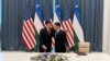Госсекретарь США Марко Рубио и министр иностранных дел Узбекистана Бахтиёр Саидов после подписания соглашения. Самарканд, 19 октября 2026 года