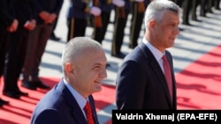 Presidenti i Shqipërisë, Ilir Meta dhe ai i Kosovës, Hashim Thaçi.