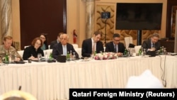 هیئت امریکایی در گفتگوهای صلح با نماینده‌گان طالبان در قطر