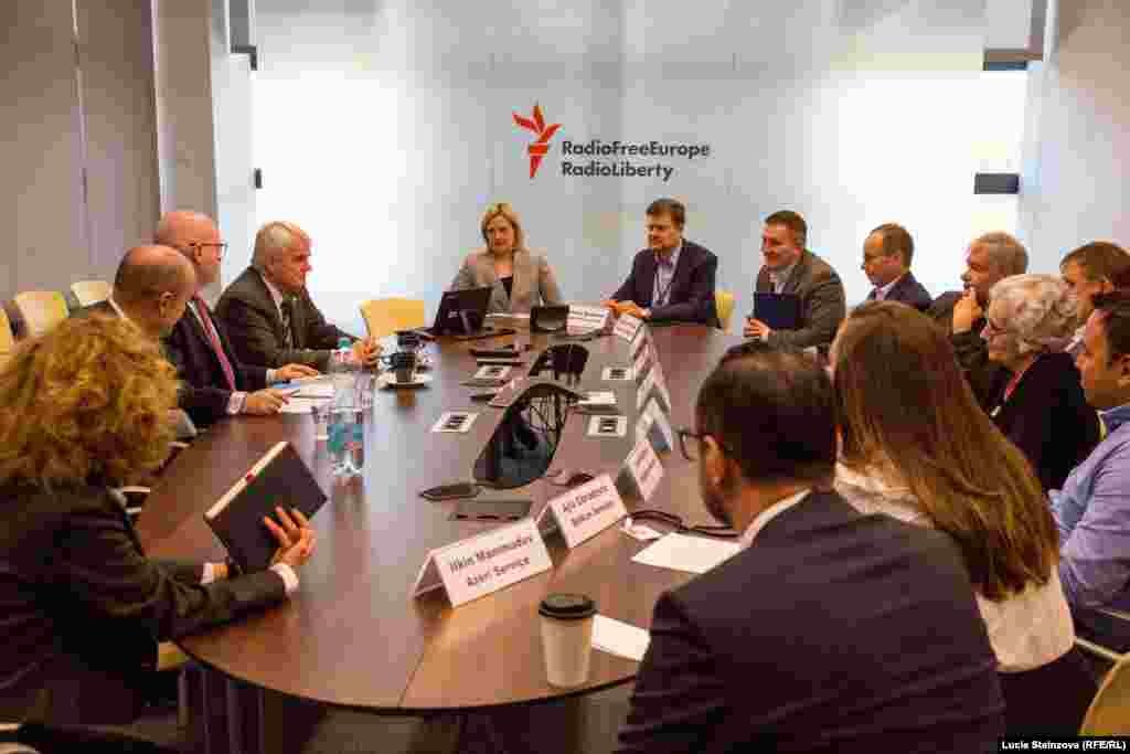 CZECH REPUBLIC – A visit of Acting U.S. Assistant Secretary of State for European and Eurasian Affairs Philip Reeker at RFE/RL on October 31, 2019, RFE/RL’s headquarters, Prague.