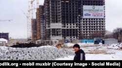 Uzbekistan/Russia - building where uzbek migrants worked 