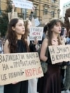 Ukrainians Protest For A Second Day Over Defense Minister's Dismissal