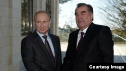 Путин и Рахмон: Олимпийский Сочи, 2014